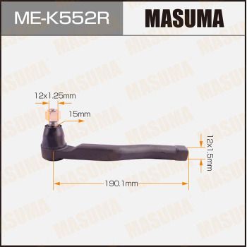 MEK552R MASUMA Наконечник поперечной рулевой тяги