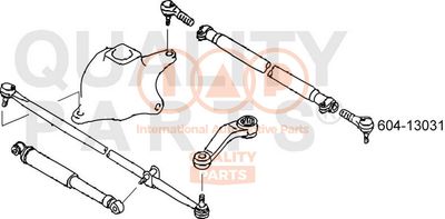 60413031 IAP QUALITY PARTS Наконечник поперечной рулевой тяги