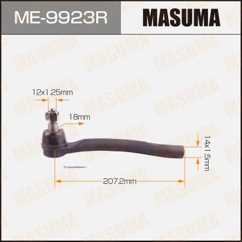ME9923R MASUMA Наконечник поперечной рулевой тяги