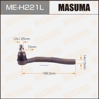 MEH221L MASUMA Наконечник поперечной рулевой тяги