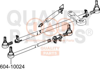 60410024 IAP QUALITY PARTS Наконечник поперечной рулевой тяги