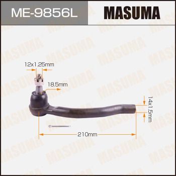 ME9856L MASUMA Наконечник поперечной рулевой тяги