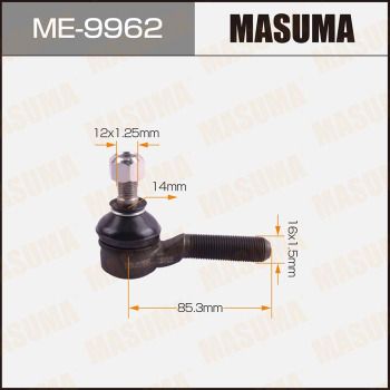 ME9962 MASUMA Наконечник поперечной рулевой тяги