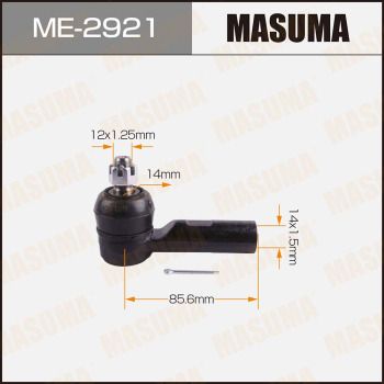 ME2921 MASUMA Наконечник поперечной рулевой тяги