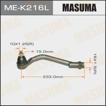 MEK216L MASUMA Наконечник поперечной рулевой тяги