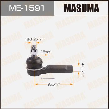 ME1591 MASUMA Наконечник поперечной рулевой тяги