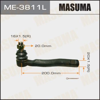 ME3811L MASUMA Наконечник поперечной рулевой тяги