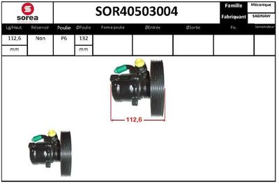 SOR40503004 EAI Гидравлический насос, рулевое управление