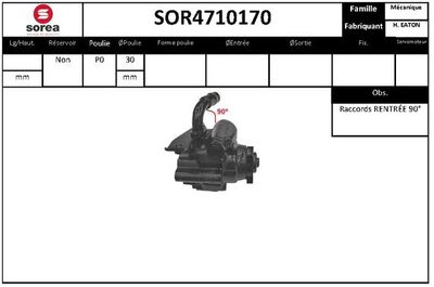 SOR4710170 EAI Гидравлический насос, рулевое управление