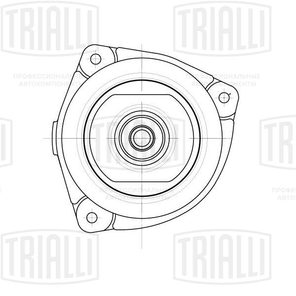 Опора стойки перед. для ам Nissan Note (06-)Tiida (04-) (лев.) (с подшип.) | перед лев | Trialli                SA 1465