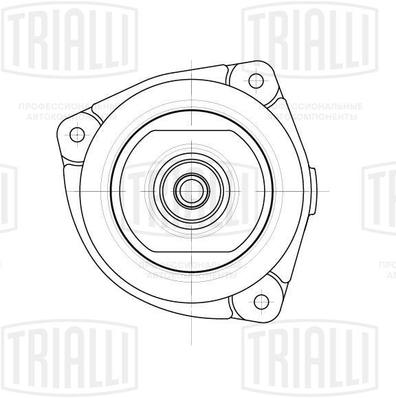 Опора амортизатора nissan note (06-)tiida (04-) перед. без подшип | перед прав | Trialli                SA 1466