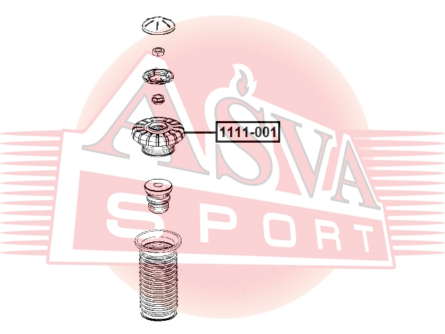 Опора амортизатора Asva                1111-001