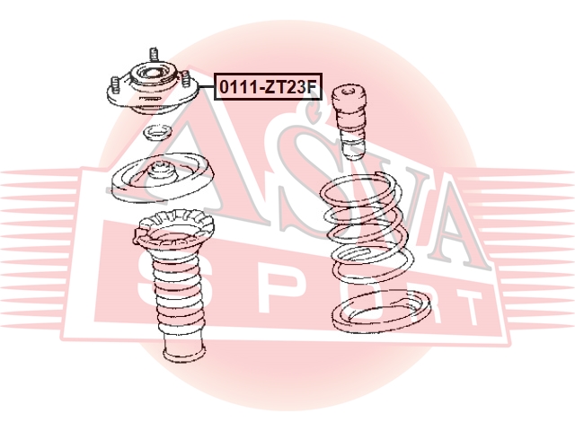 Опора амортизатора Asva                0111-ZT23F