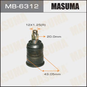 Опора шаровая | перед правлев | Masuma                MB-6312