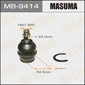 Опора шаровая | перед правлев | Masuma                MB-9414