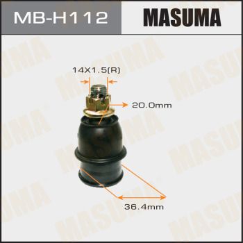 Опора шаровая | перед правлев | Masuma                MB-H112
