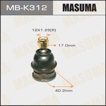 Опора шаровая | перед правлев | Masuma                MB-K312