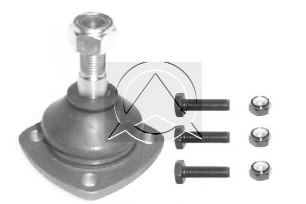 Опора шаровая | перед правлев | Sidem                19981