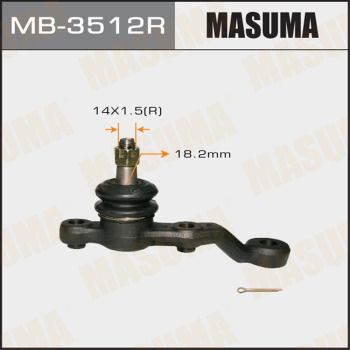 Опора шаровая | перед прав | Masuma                MB-3512R