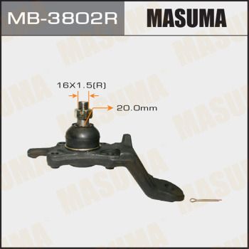 Опора шаровая | перед прав | Masuma                MB-3802R