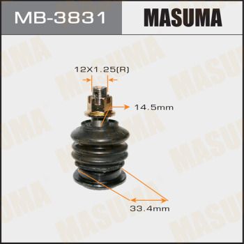 Опора шаровая | перед правлев | Masuma                MB-3831