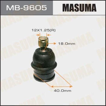Опора шаровая | зад правлев | Masuma                MB-9605