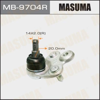 Опора шаровая | перед прав | Masuma                MB-9704R