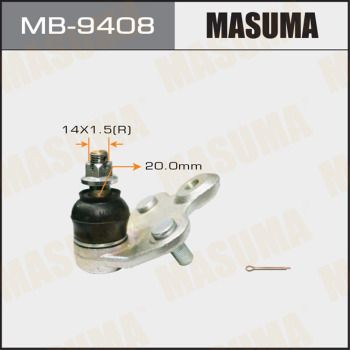 Опора шаровая | перед правлев | Masuma                MB-9408