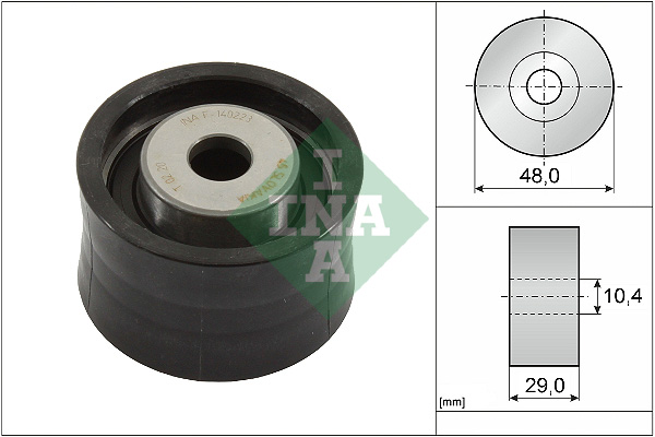 INA 532 0093 10 Паразитный  Ведущий ролик, зубчатый ремень