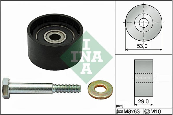 INA 532 0287 10 Паразитный  Ведущий ролик, зубчатый ремень