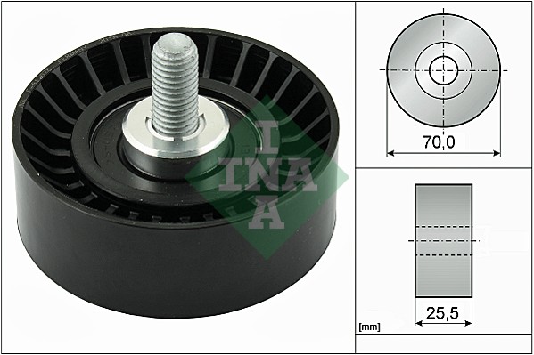 INA 532 0545 10 Паразитный  ведущий ролик, поликлиновой ремень