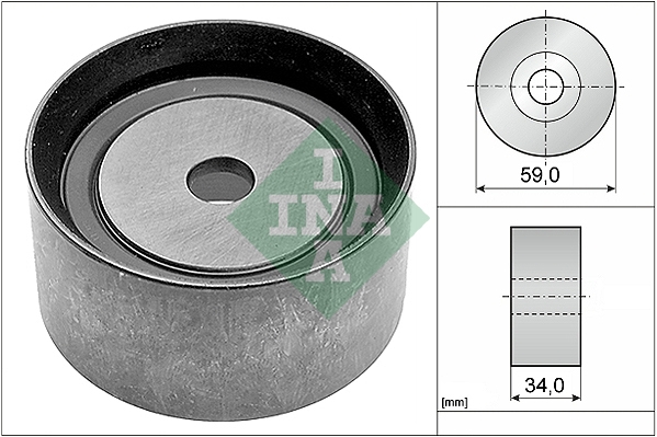 INA 532 0586 10 Паразитный  Ведущий ролик, зубчатый ремень