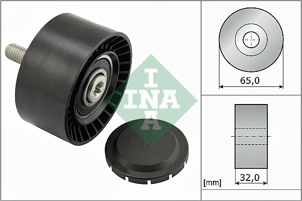 INA 532 0660 10 Паразитный  ведущий ролик, поликлиновой ремень