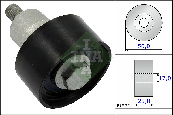 INA 532 0753 10 Паразитный  Ведущий ролик, зубчатый ремень