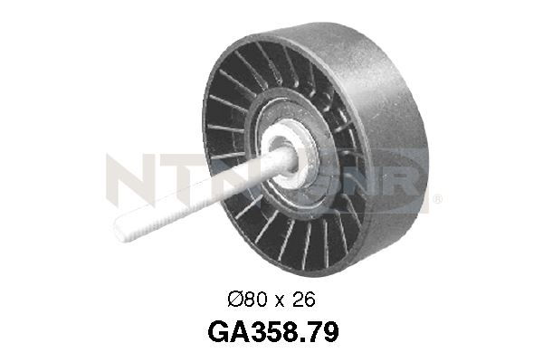 SNR GA358.79 Паразитный  ведущий ролик, поликлиновой ремень