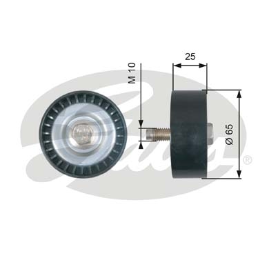 GATES T36322 Паразитный  ведущий ролик, поликлиновой ремень DriveAlign®