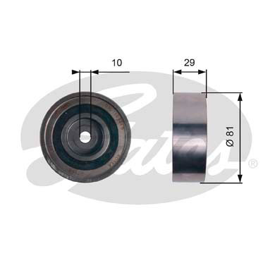 GATES T42305 Паразитный  Ведущий ролик, зубчатый ремень PowerGrip®