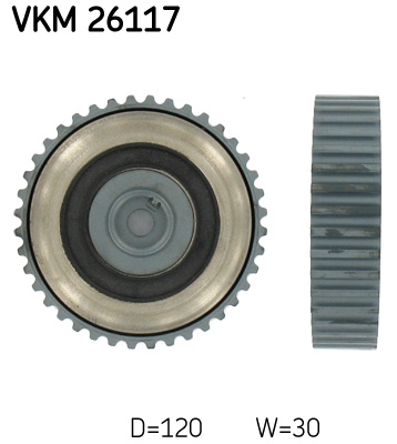 SKF VKM 26117 Паразитный  Ведущий ролик, зубчатый ремень