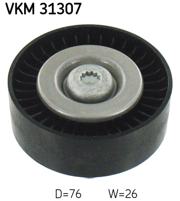 SKF VKM 31307 Паразитный  ведущий ролик, поликлиновой ремень