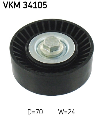 SKF VKM 34105 Паразитный  ведущий ролик, поликлиновой ремень