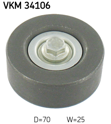 SKF VKM 34106 Паразитный  ведущий ролик, поликлиновой ремень