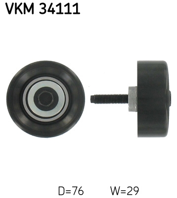 SKF VKM 34111 Паразитный  ведущий ролик, поликлиновой ремень