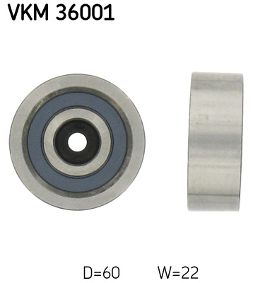 SKF VKM 36001 Паразитный  ведущий ролик, поликлиновой ремень