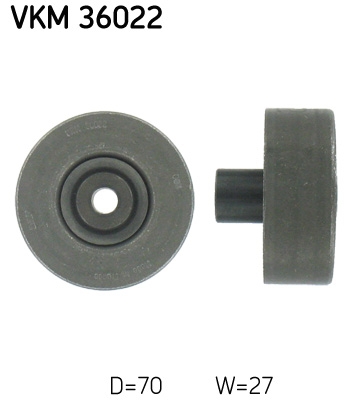 SKF VKM 36022 Паразитный  ведущий ролик, поликлиновой ремень