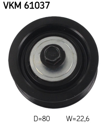 SKF VKM 61037 Паразитный  ведущий ролик, поликлиновой ремень