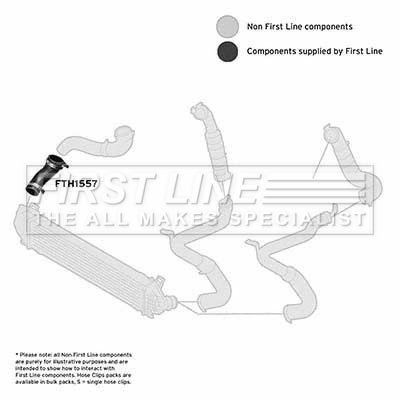 FTH1557 FIRST LINE Трубка нагнетаемого воздуха