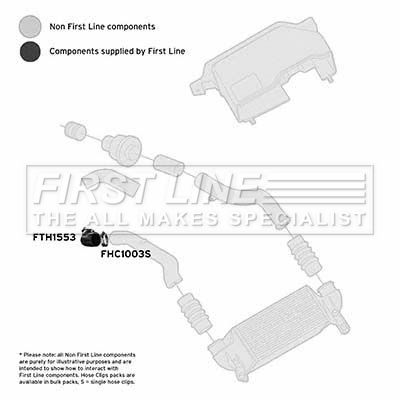 FTH1553 FIRST LINE Трубка нагнетаемого воздуха