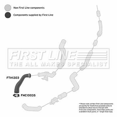 FTH1303 FIRST LINE Трубка нагнетаемого воздуха