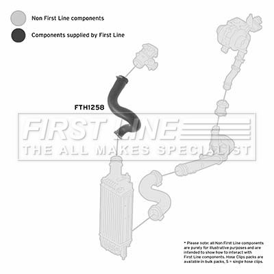 FTH1258 FIRST LINE Трубка нагнетаемого воздуха