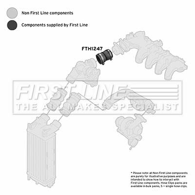 FTH1247 FIRST LINE Трубка нагнетаемого воздуха